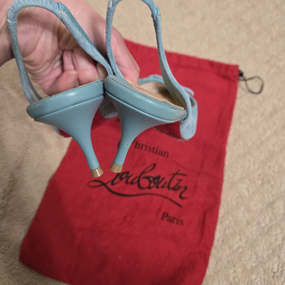 Christian Louboutin Hall Sling Shoes - Picture 3 of 11